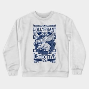 Hollyphant Detective - blue Crewneck Sweatshirt